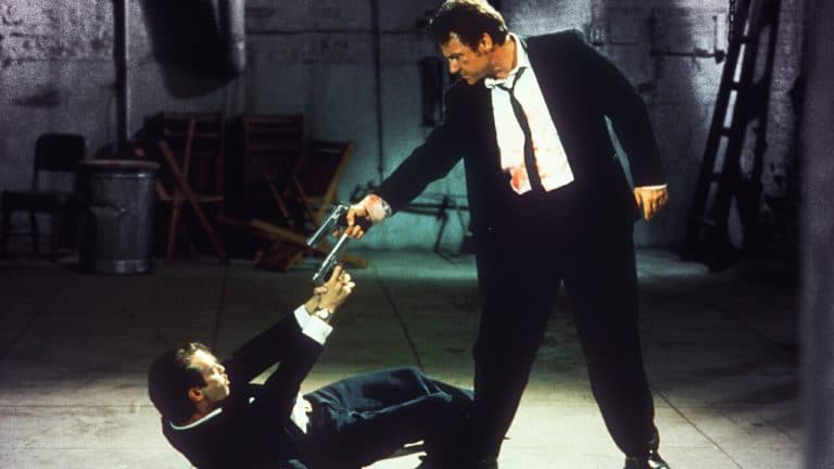 Steve Buscemi and Harvey Keitel in Reservoir Dogs.