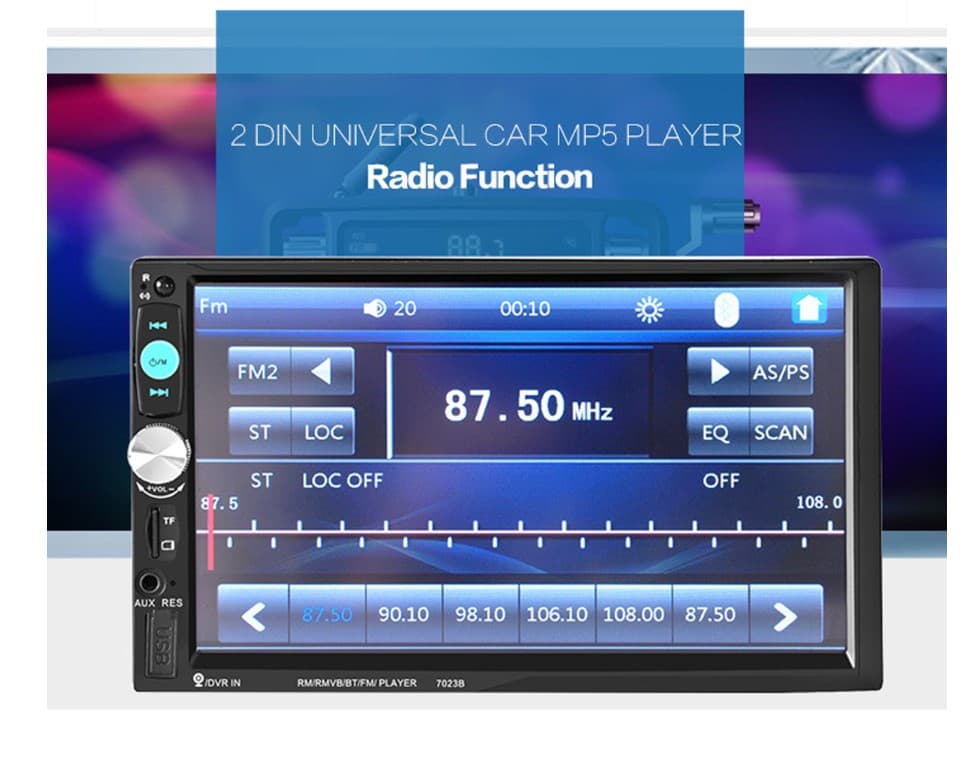 iMars 7023B : 2 DIN οθόνη αυτοκινήτου με 7" οθόνη αφής στα 30.3€!