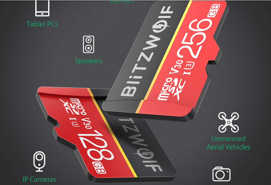 BlitzWolf BW-TF1: Κάρτα μνήμης της BlitzWolf 16-256GB με κόστος από 6€!