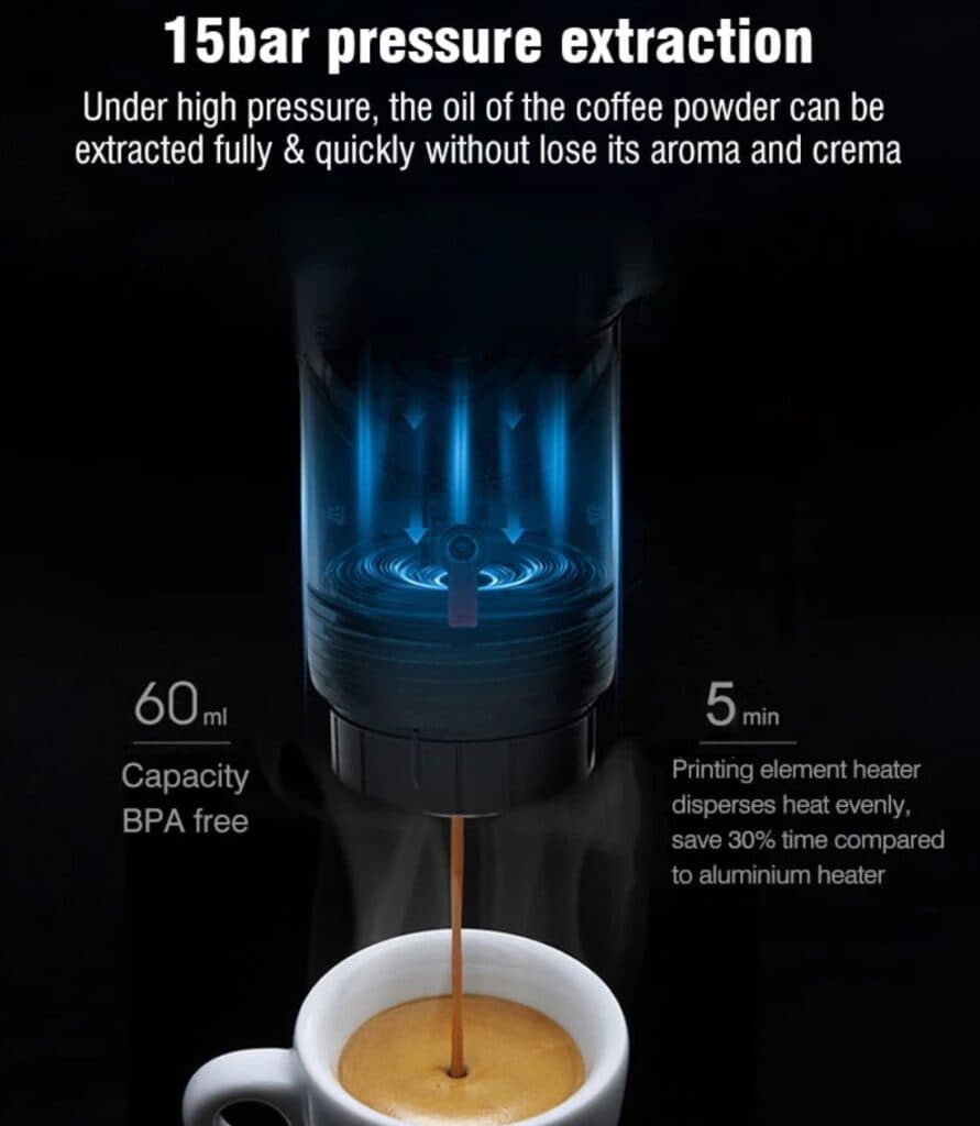 HiBREW H4A : Μια φορητή μηχανή εσπρέσο, συμβατή με Nespresso και Dolce Gustο κάψουλες ή και χύμα καφέ, με 65.5€!!