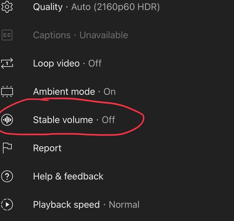 Εφαρμογή YouTube Stable Volume