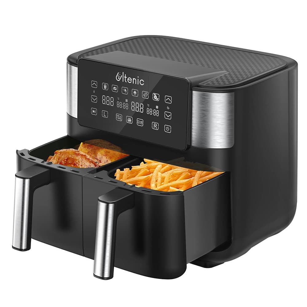 [#Ιστορικό_Χαμηλό] Ultenic K20 : Επειδή ένα Air Fryer με ΔΥΟ μεγάλους κάδους, είναι πάντα καλύτερο απο αυτό με τον έναν κάδο.