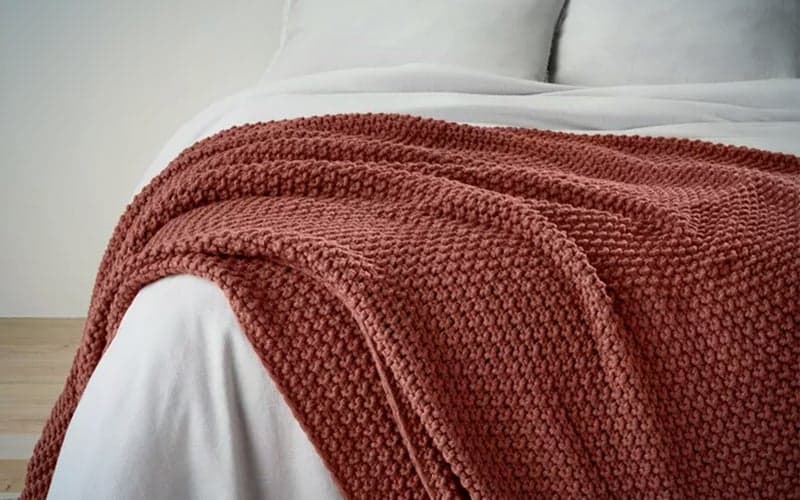 Κουβέρτα κρεβατιού Casaluna Chunky Knit