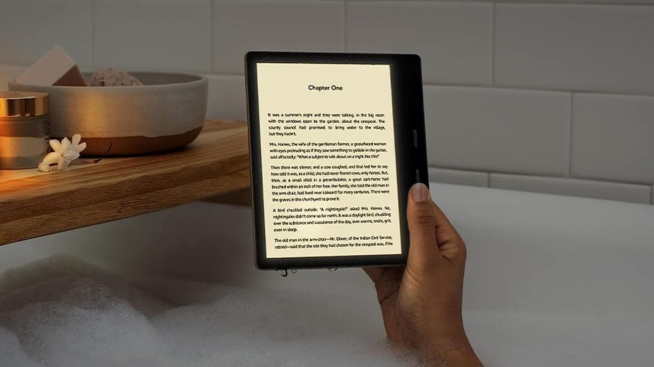 Kindle Oasis – Με οθόνη 7” και κουμπιά περιστροφής σελίδας