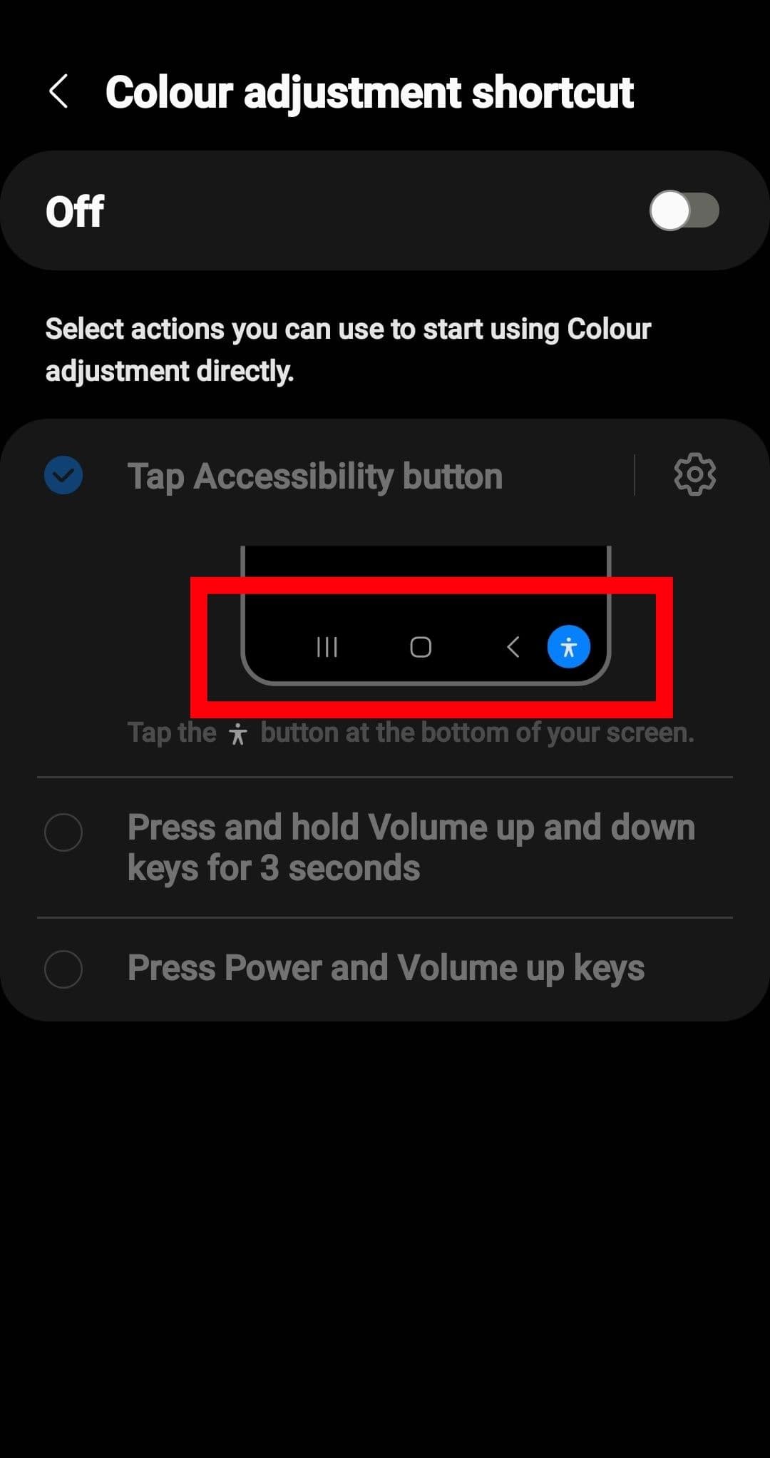 Στιγμιότυπο οθόνης των ρυθμίσεων τηλεφώνου Android