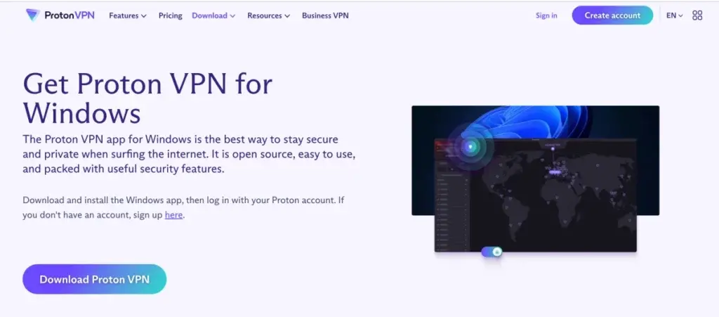 PROTON δωρεάν vpn για windows