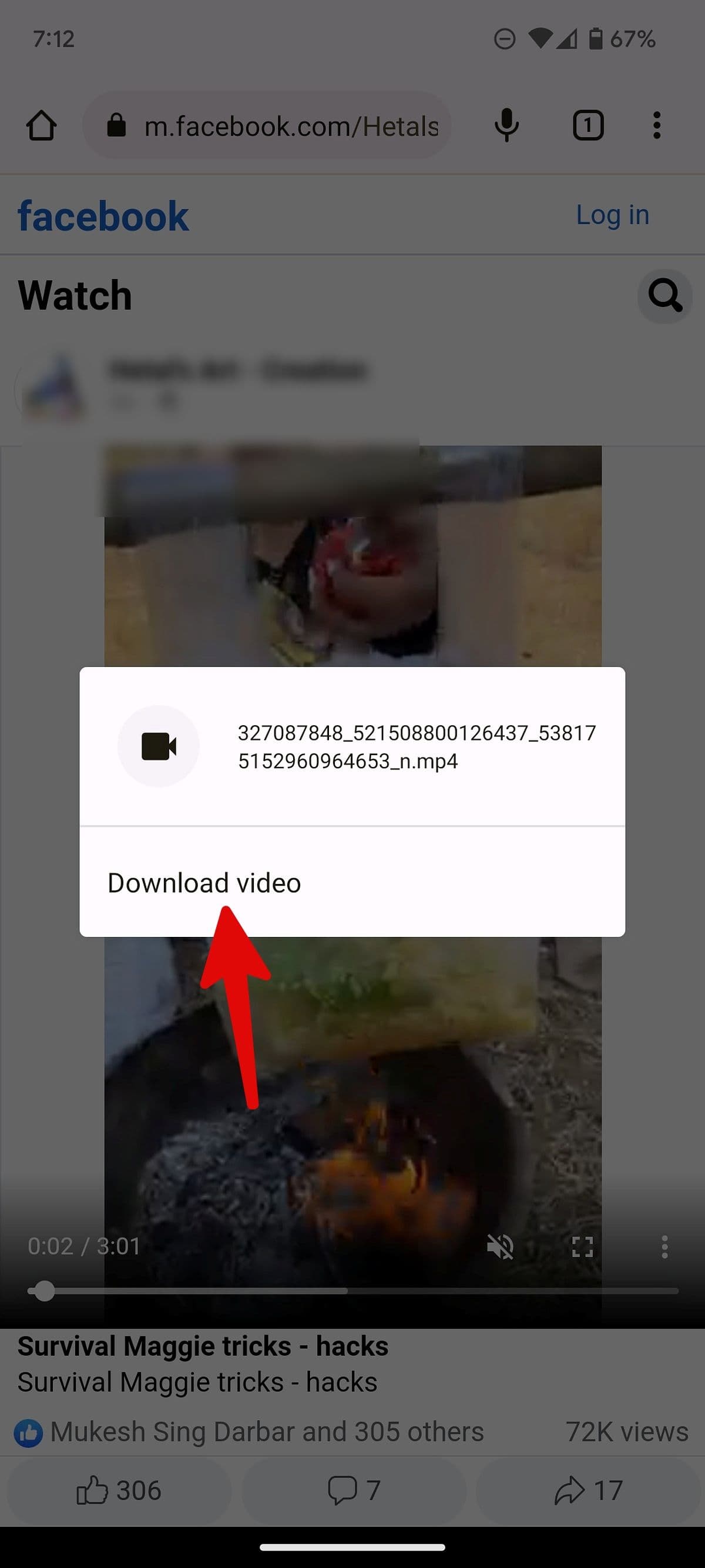 κατεβάστε βίντεο από το facebook στο κινητό