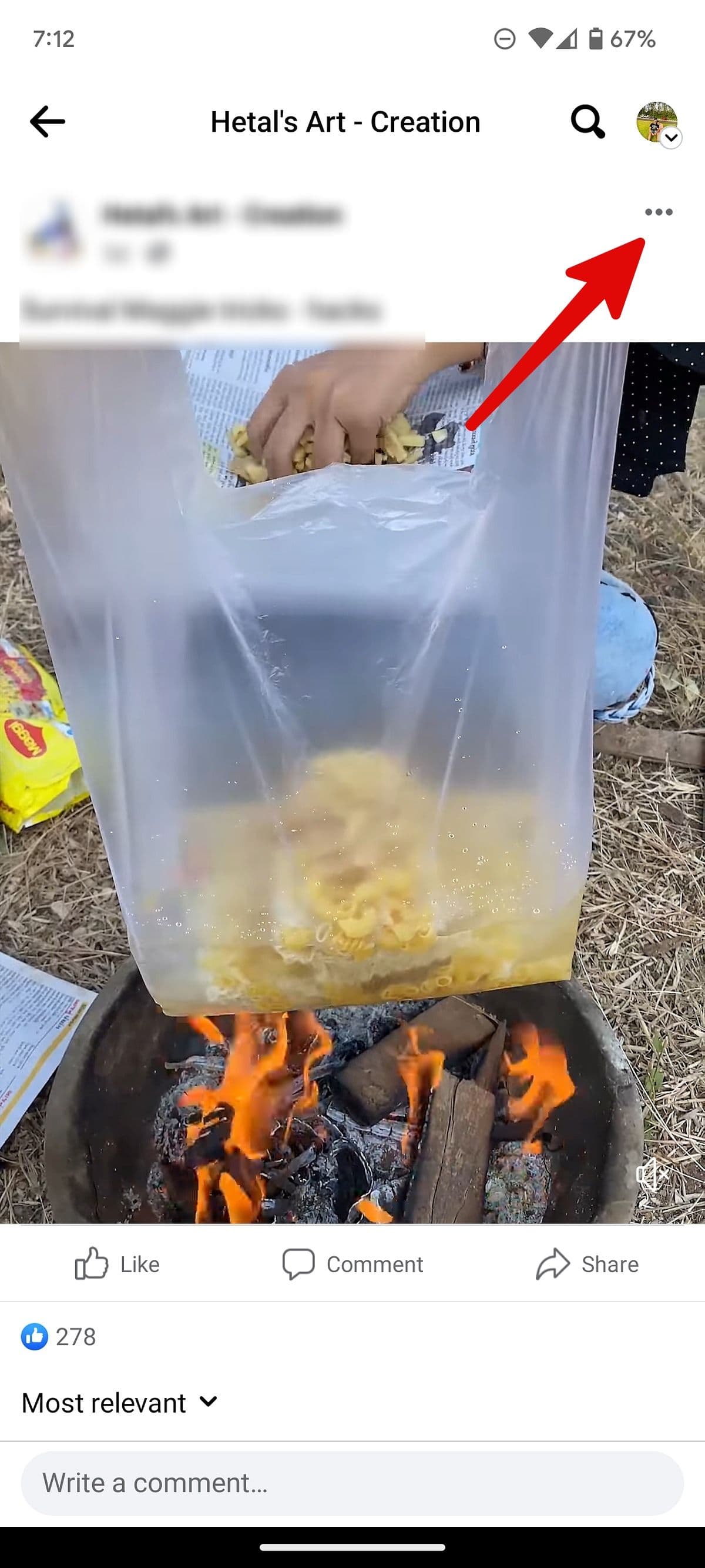 ανοίξτε το βίντεο του facebook στο κινητό