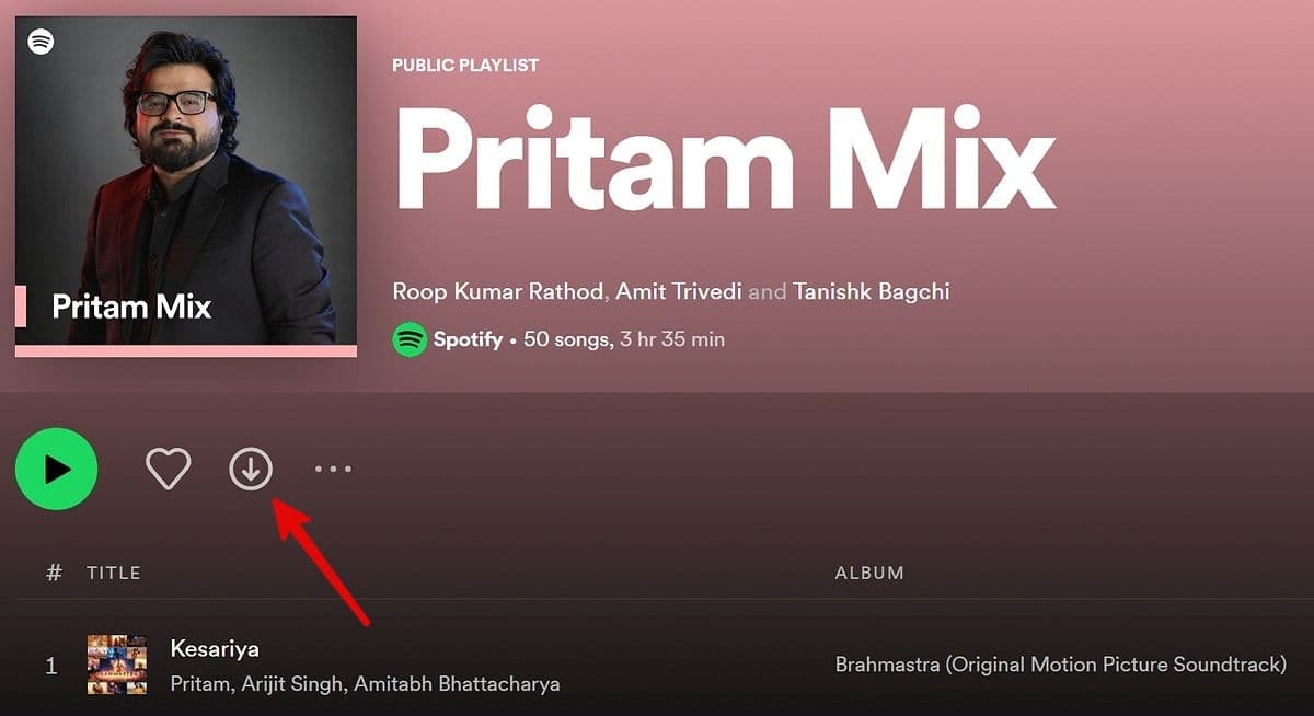 Κατεβάστε τραγούδια spotify στην επιφάνεια εργασίας