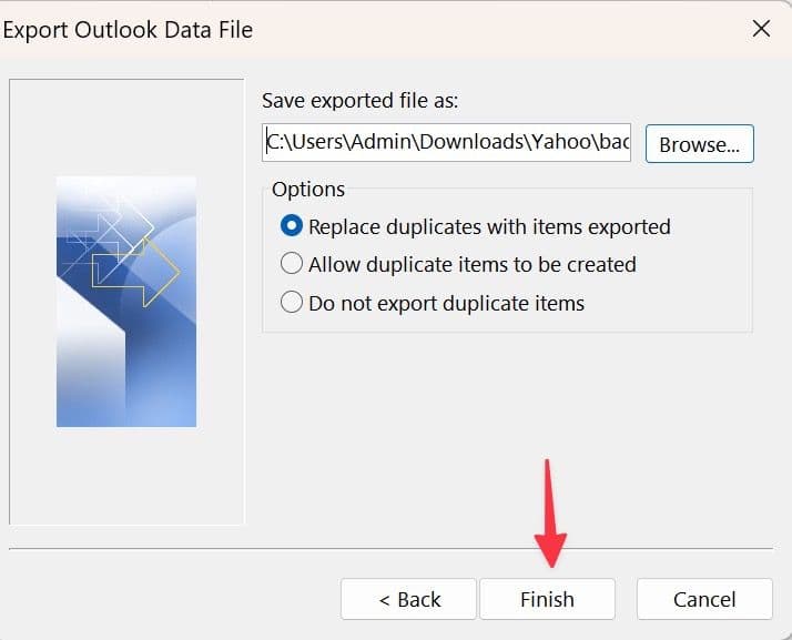 ολοκλήρωση της εξαγωγής προοπτικών