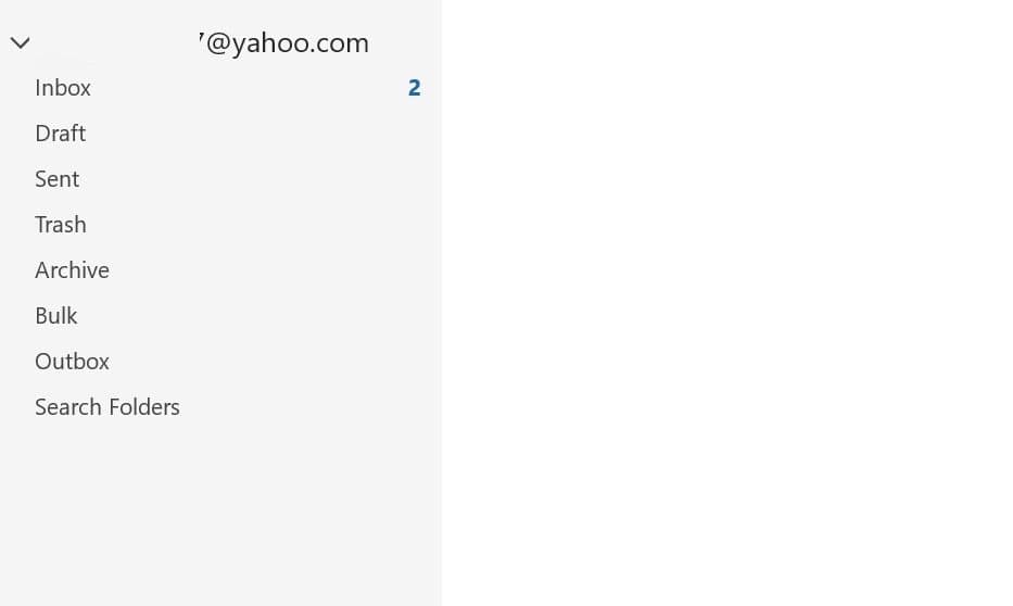 Εισερχόμενα Yahoo στο Outlook
