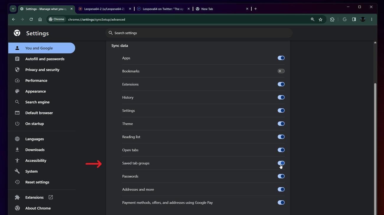 Google-Chrome-Canary-117-sync-tab-groups-1