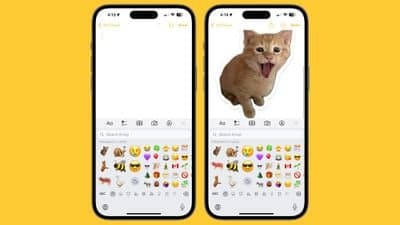 Πληκτρολόγιο με αυτοκόλλητο emoji ios 17
