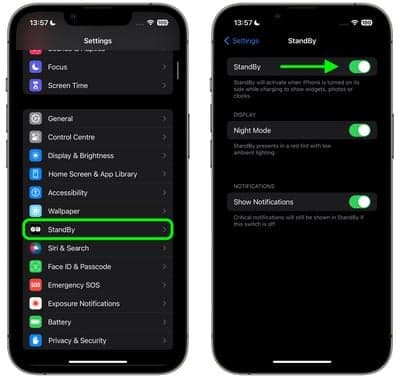 ρυθμίσεις αναμονής