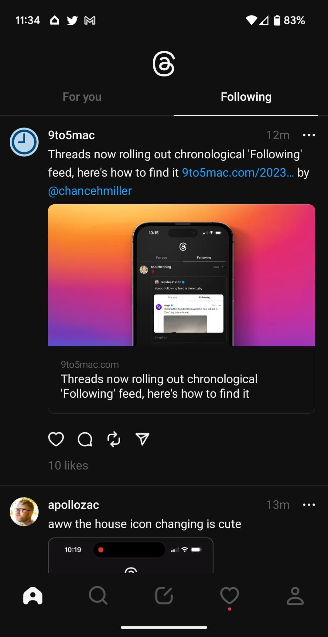 Threads-following-tab-scroll-9to5google