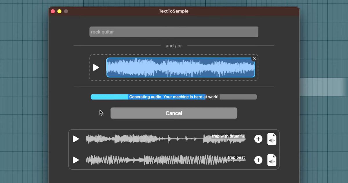 Αυτή η δωρεάν προσθήκη χρησιμοποιεί τεχνητή νοημοσύνη για τη δημιουργία δειγμάτων μουσικής από προτροπές κειμένου

