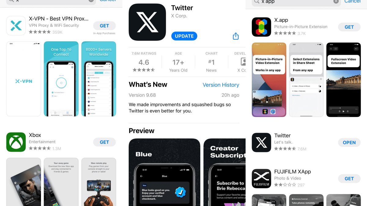 Η Apple δεν αφήνει το Twitter να μετονομαστεί σε X στο App Store

