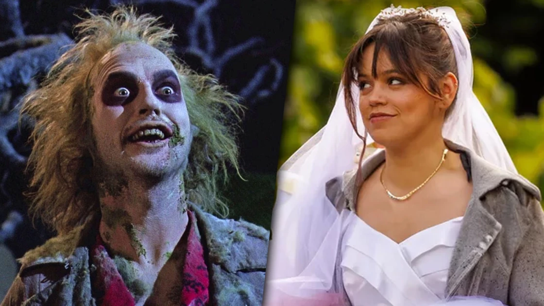 Η Jenna Ortega με νυφικό στα γυρίσματα του Σκαθαροζούμη 2 (ΦΩΤΟ)