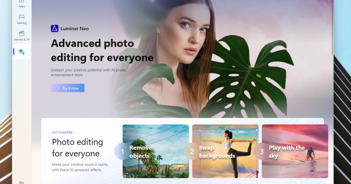 Η Microsoft δοκιμάζει έναν κόμβο AI για το κατάστημα εφαρμογών των Windows 11
