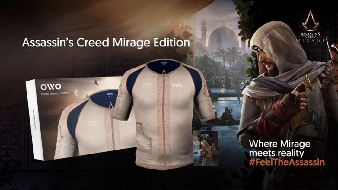 Η Ubisoft ανακοίνωσε gaming στολή για να “αισθάνεστε” το Assassin’s Creed Mirage