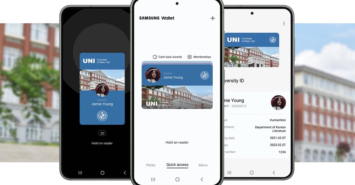 Η εφαρμογή Wallet της Samsung λαμβάνει νέα υποστήριξη φοιτητικής ταυτότητας στην πανεπιστημιούπολη