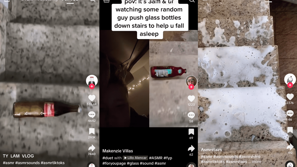 Η τελευταία τάση του TikTok είναι να αφήνει τα γυάλινα μπουκάλια να κατεβαίνουν και να σπάνε (ή όχι). Είναι σαγηνευτικό.