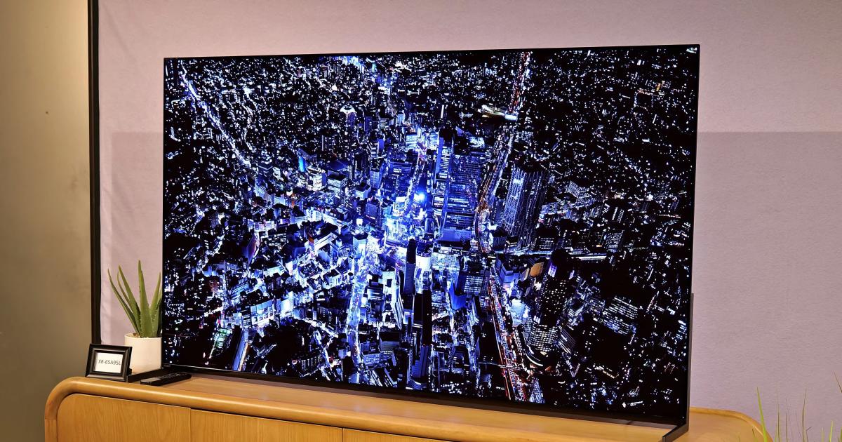 Η τελευταία τηλεόραση QD-OLED της Sony είναι σημαντικά πιο φωτεινή από τα περσινά μοντέλα
