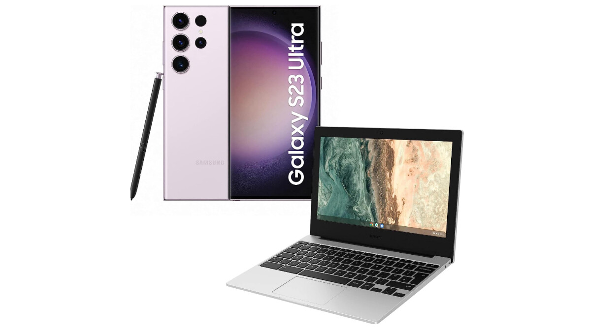 A sweet Samsung Galaxy S23 Ultra bundle deal with a Chromebook is available at Amazon UK