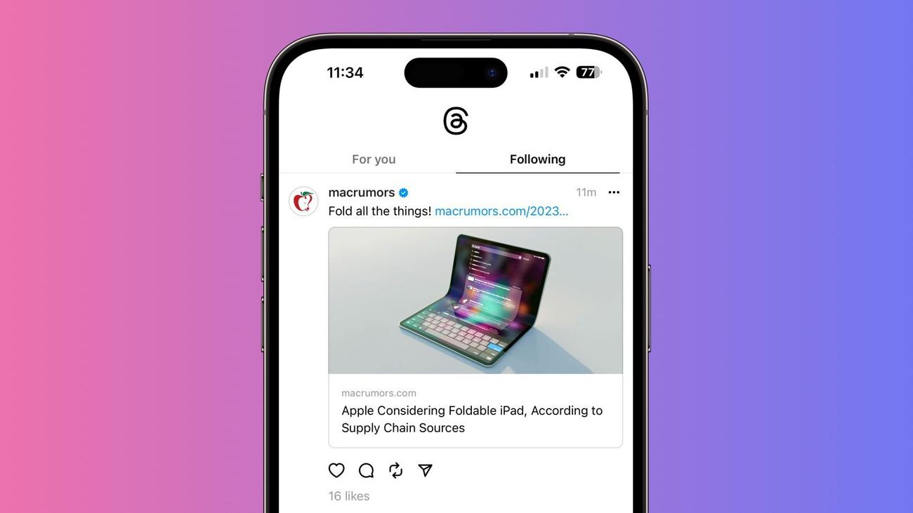 Τα νήματα αρχίζουν να κυκλοφορούν Χρονολογική καρτέλα 'Ακολουθεί'