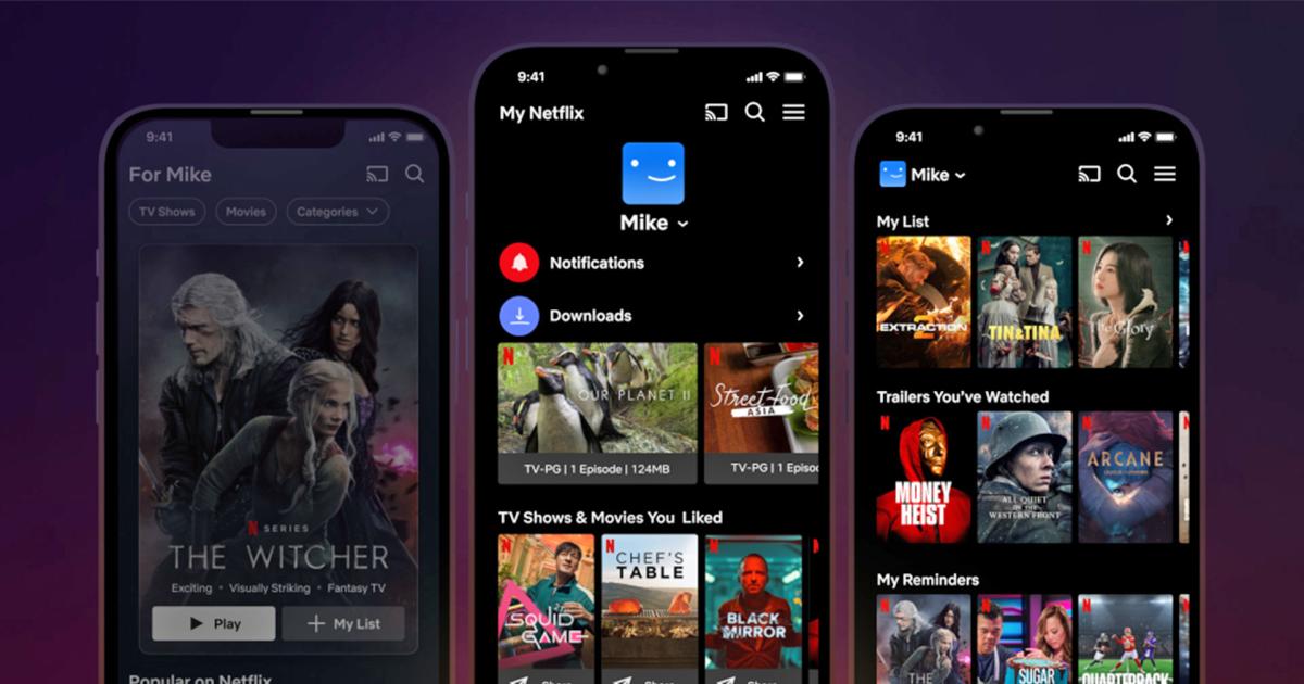 Το "My Netflix" τοποθετεί πρώτα τις λήψεις και τις εκπομπές σας σε εξέλιξη
