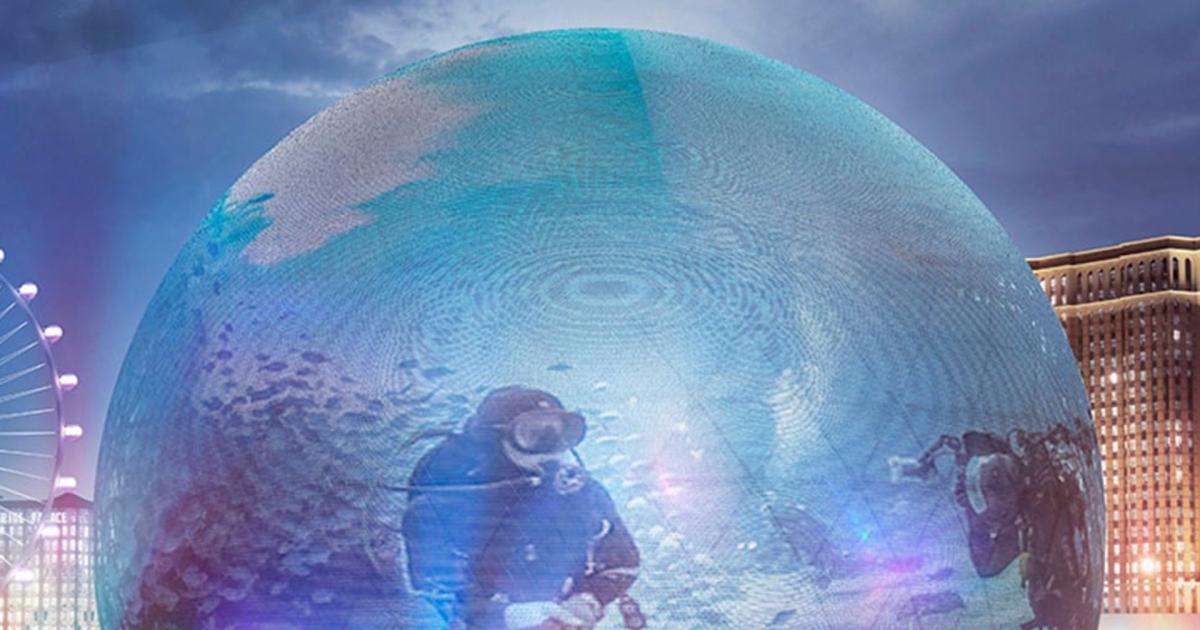 Το Venetian Resort ξεκινά να δοκιμάζει τη γιγάντια σφαίρα βίντεο LED του
