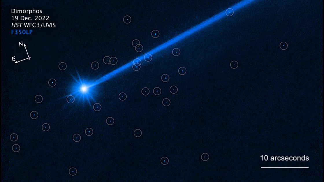 Το χτύπημα της NASA στον Δίμορφο απελευθέρωσε ένα σμήνος βράχων (ΕΙΚΟΝΑ)