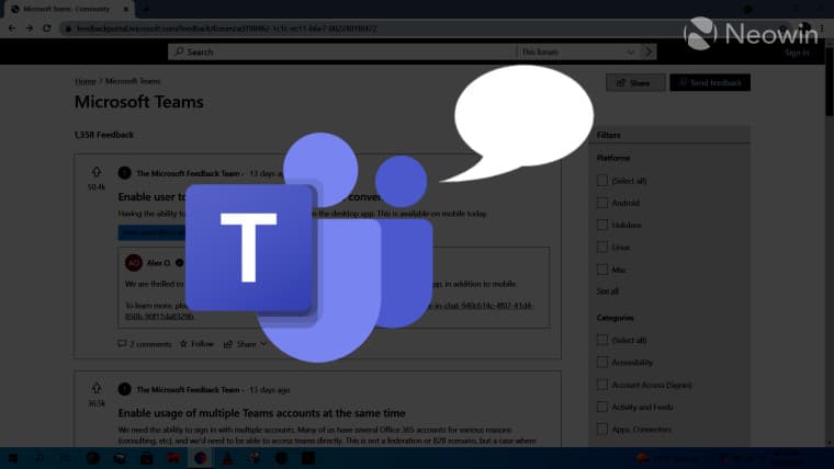 Microsoft Teams phishing attack