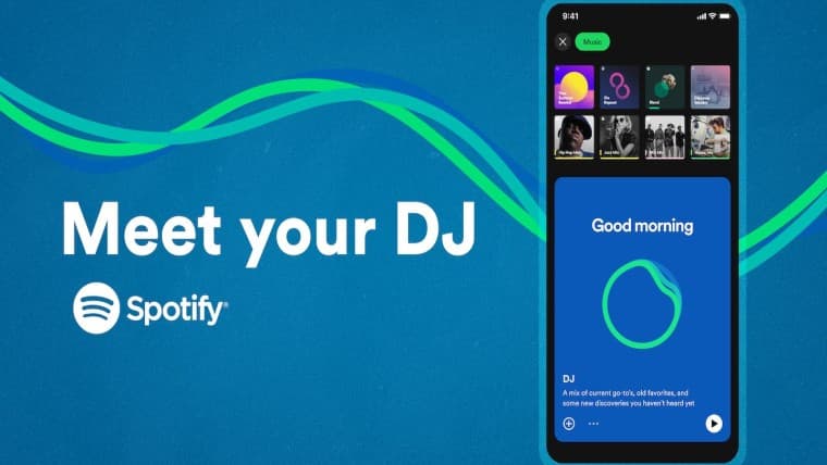 Spotify DJ offers AI created playlists