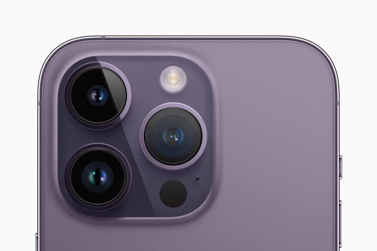 Rear camera setup on iPhone 14 pro