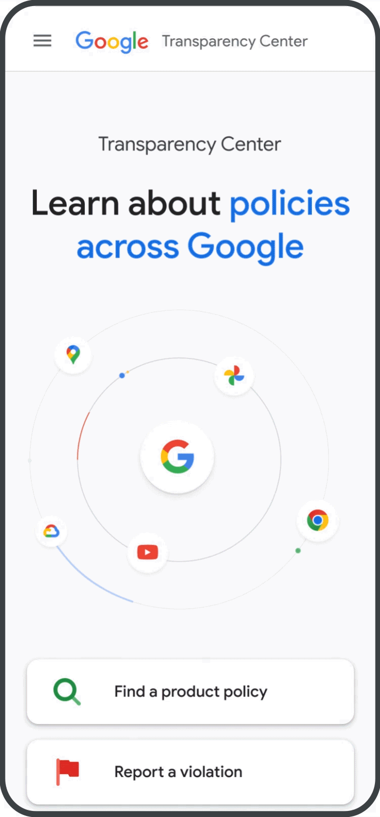 , Η Google ανακοινώνει το «Κέντρο Διαφάνειας», έναν νέο κόμβο για τις πολιτικές προϊόντων της, TechWar.gr