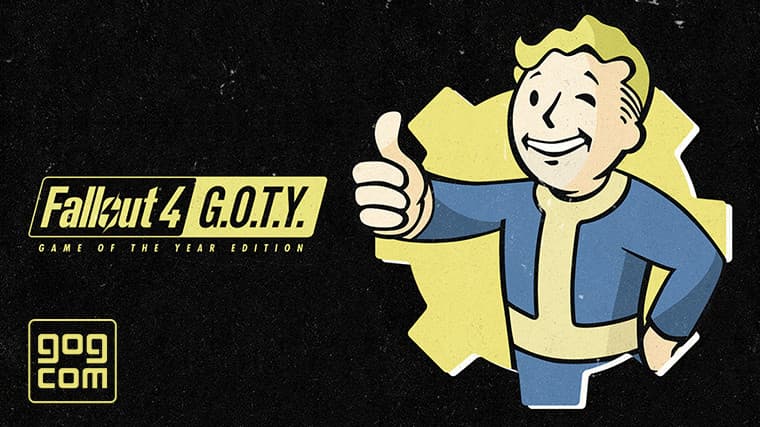 Fallout GOTY artwork with GOG logo in corner