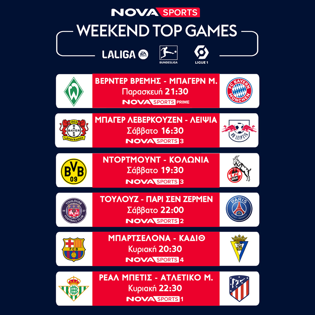 Αυτή η σεζόν δεν χάνεται στη Nova! - Digitaltvinfo.gr