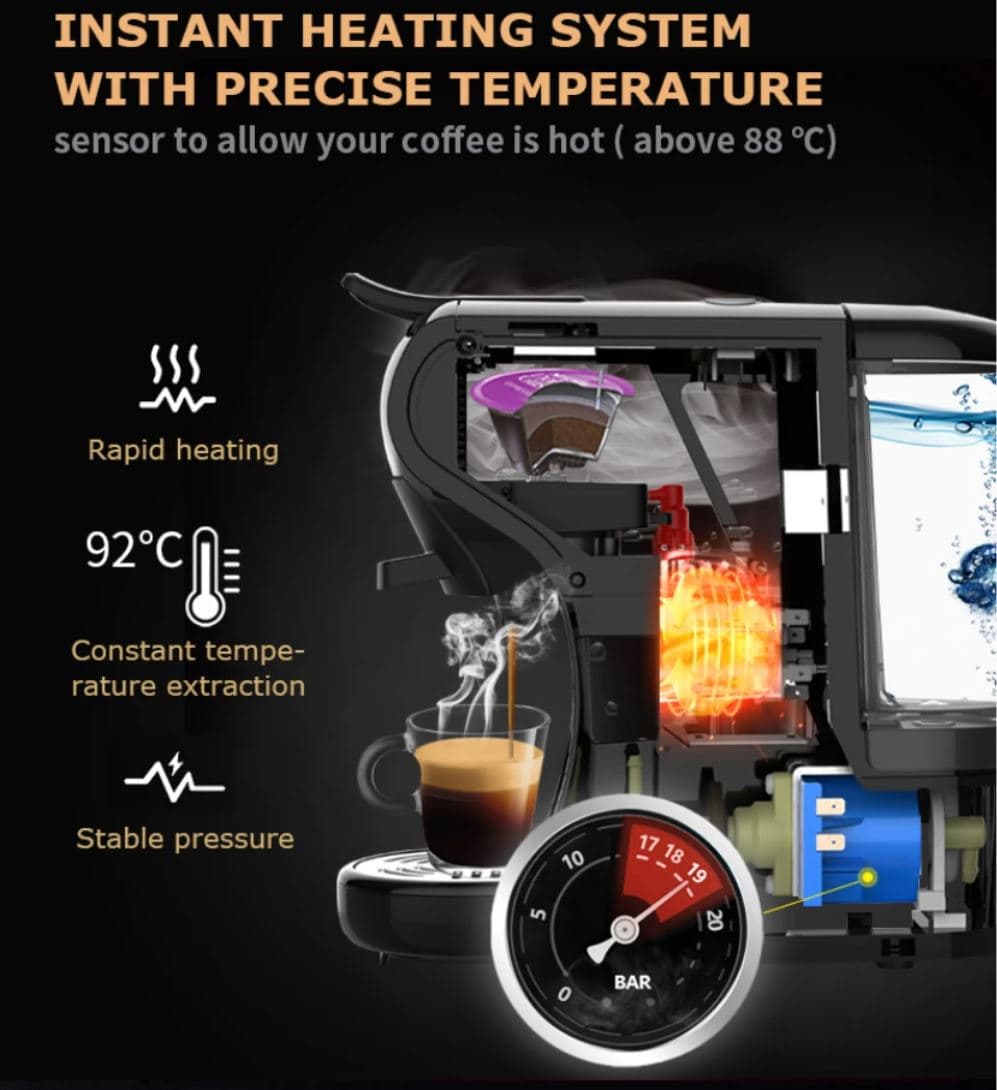 , HiBREW H1A : ΠΟΛΥΜΗΧΑΝΗ Espresso που δουλεύει με κάψουλες Nespresso, Dolce Gusto αλλά και χύμα καφέ, με 78.9€ από Ευρώπη!, TechWar.gr