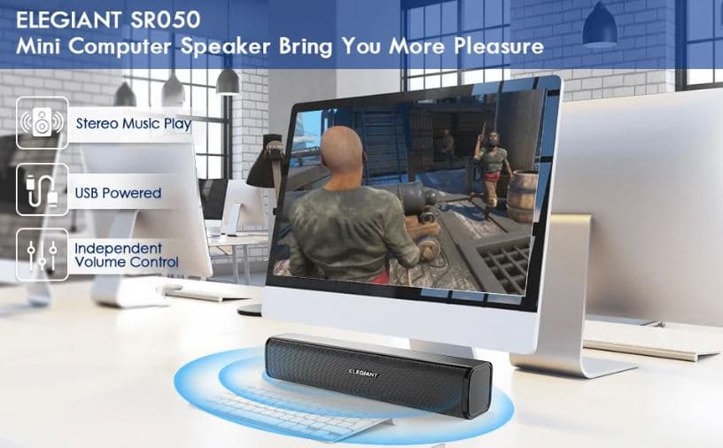 Elegiant SR050 - Μίνι ηχομπάρα 6W για το πισί σας στα 17€!