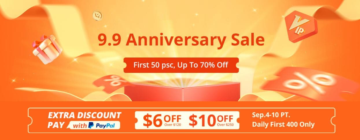 Το Banggood έχει γενέθλια και το πάρτυ προσφορών ξεκινά!