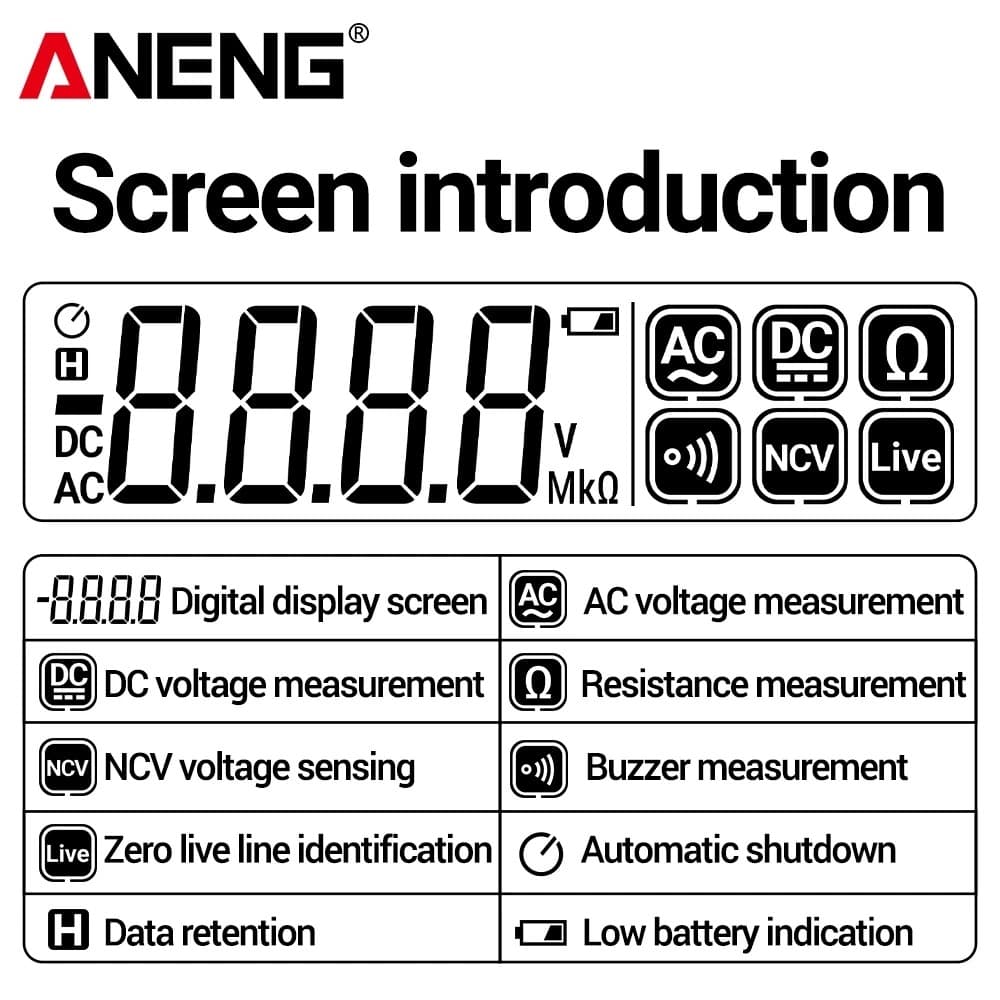 , ANENG A3005 : Ψηφιακό πολύμετρο “πένα” με δυνατότητα ανέπαφης μέτρησης, στα 7.9€!, TechWar.gr