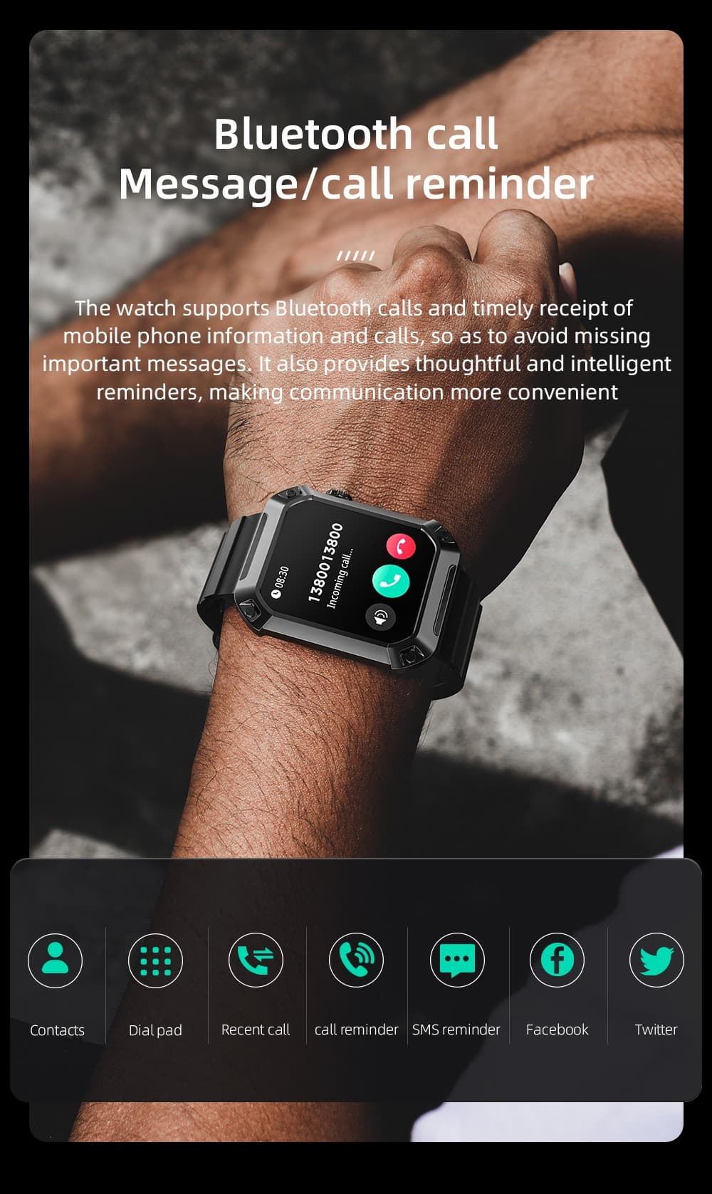 , [#Ιστορικός_ΠΑΤΟΣ] LOKMAT Ocean 2 Pro : Σκληρό και αλύγιστο (για ρολόι μιλάμε ακόμα, μη φεύγετε) με οθόνη 1.85″, και Bluetooth Call, στα 14.7€!, TechWar.gr