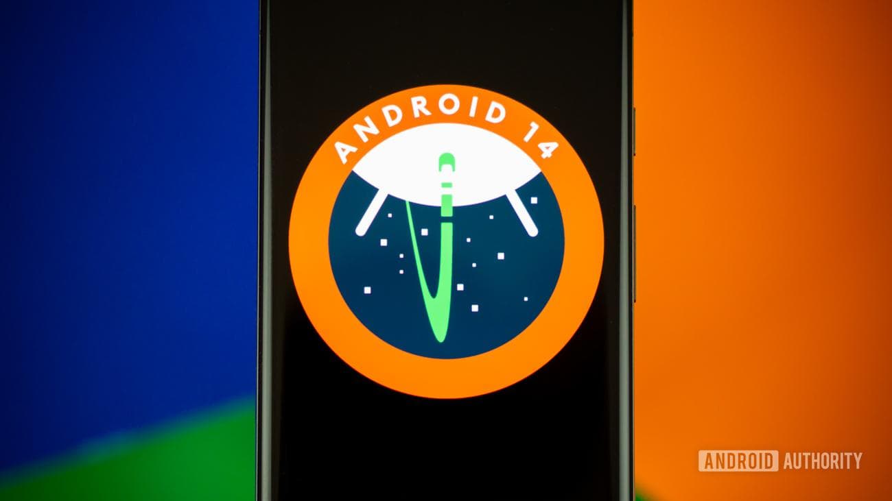 Android 14 logo stock photo 4