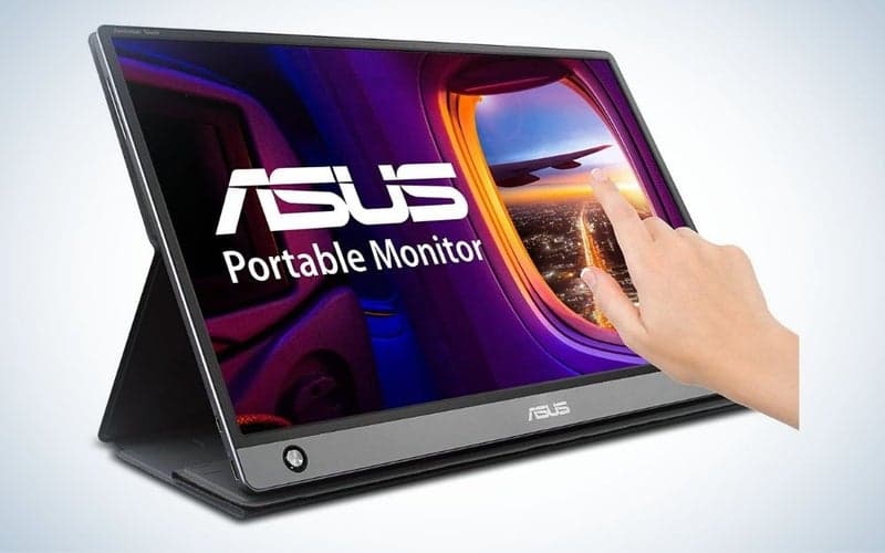 Asus ZenScreen Touch MB16AMT is the best PC monitor for music production.