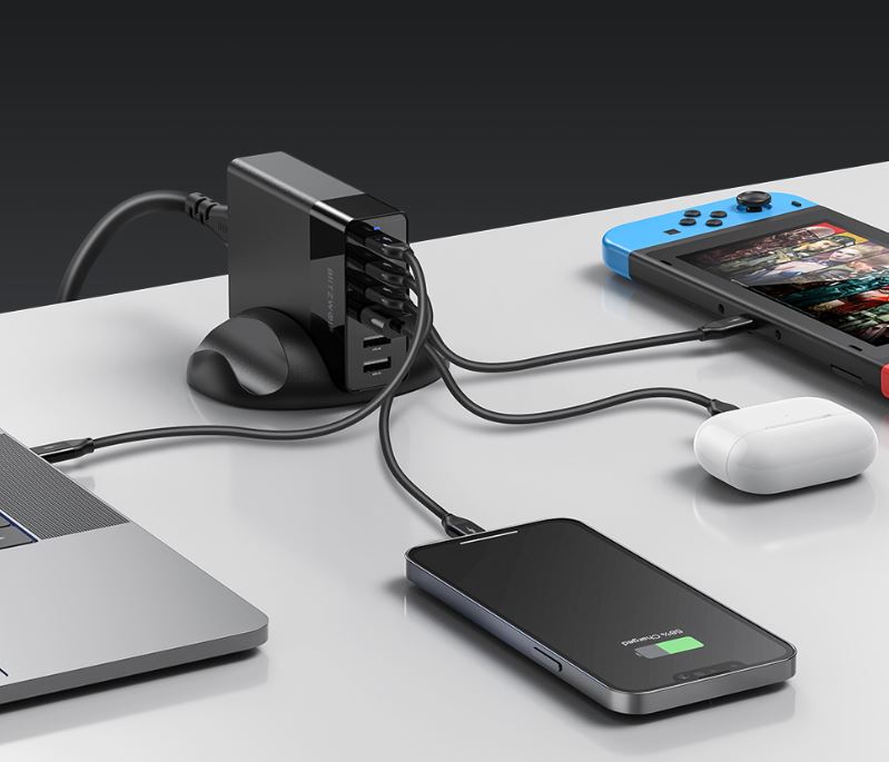 BlitzWolf BW-S25: Ένας 75W επιτραπέζιος ταχυφορτιστής με 6 θύρες στα 27.4€ απο Ευρώπη!!