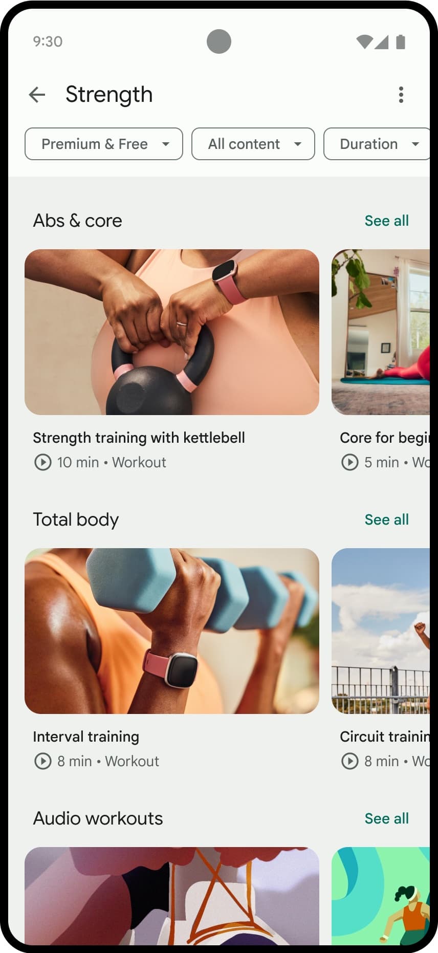 Fitbit Coach Strength