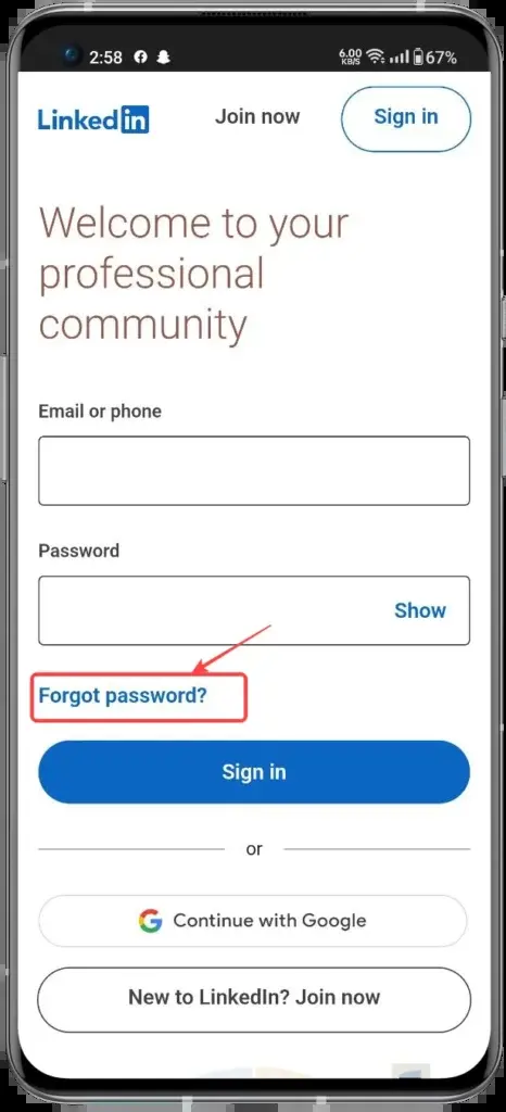 , Πώς να ανακτήσετε τον κωδικό πρόσβασης του Linkedin;, TechWar.gr