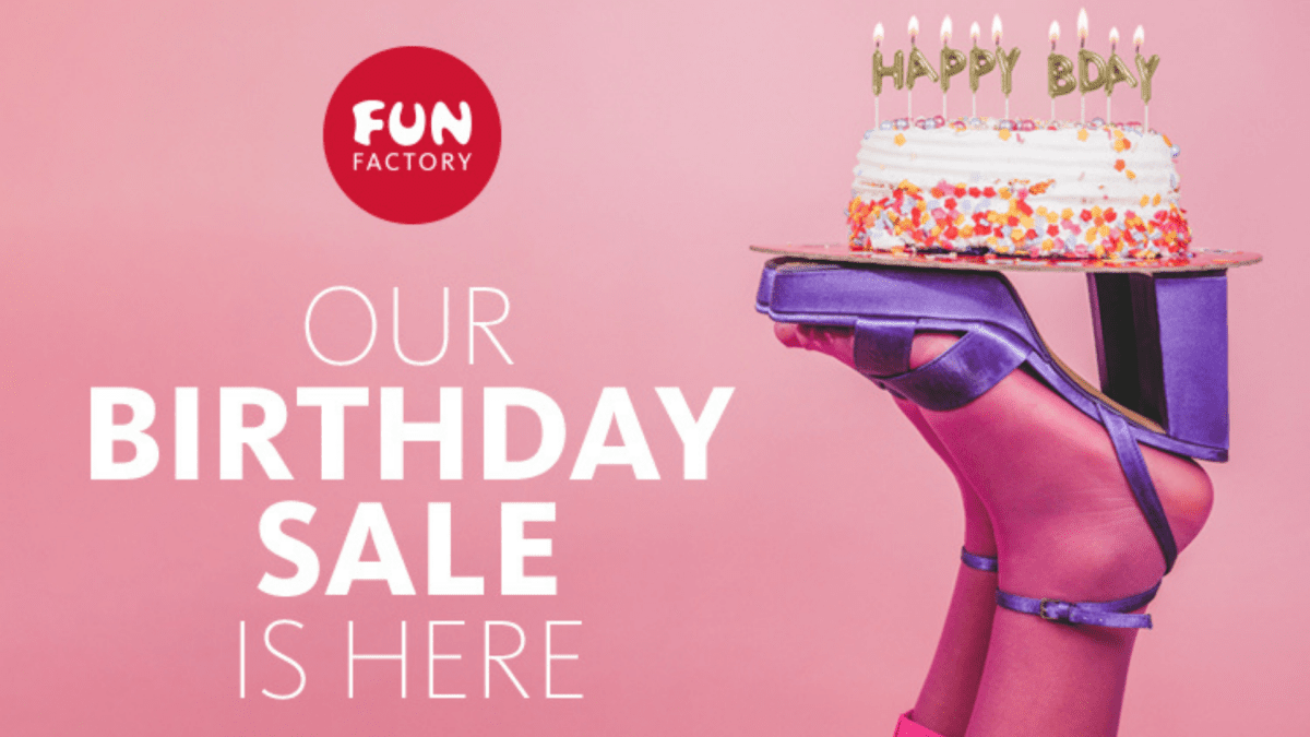 Fun Factory Anniversary Sale: Έκπτωση 40% σε όλο τον ιστότοπο
