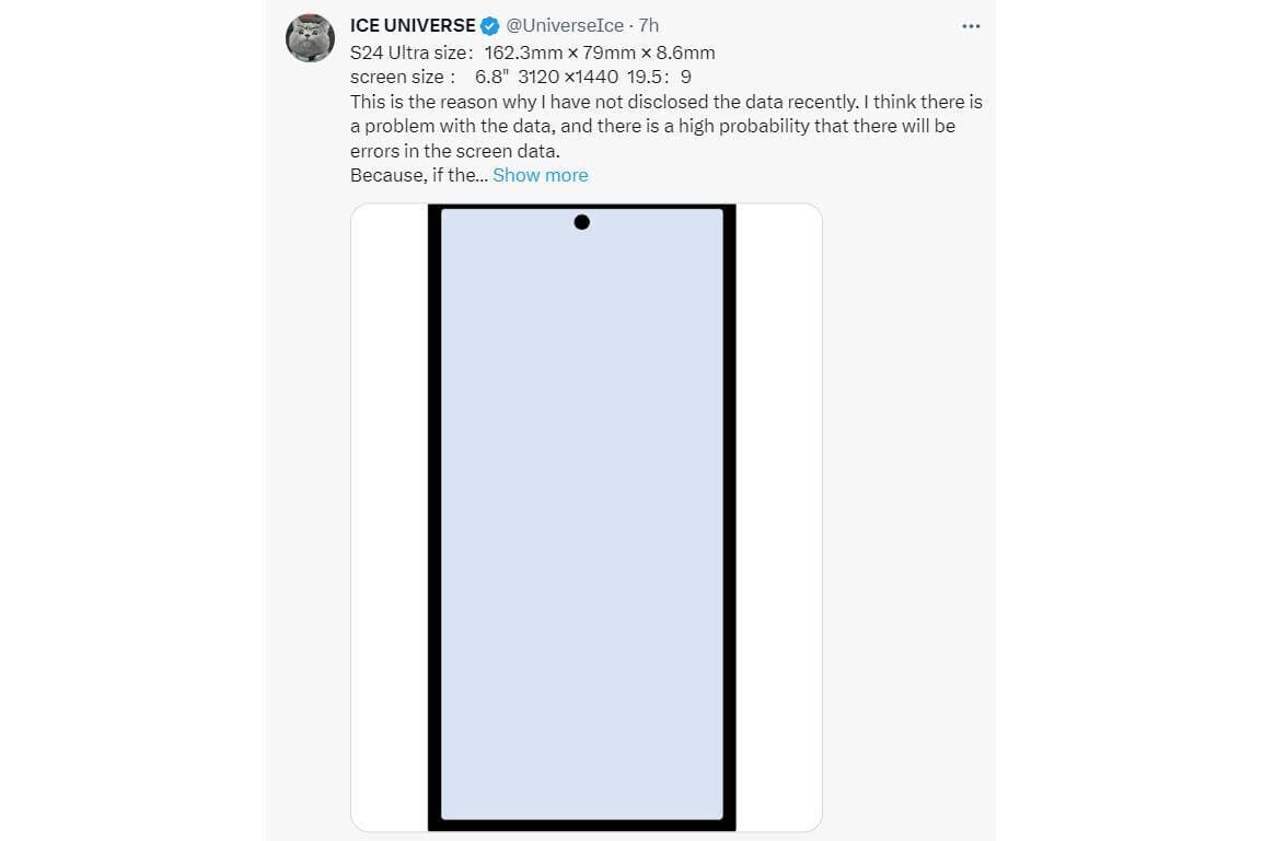 , Το Galaxy S24 Ultra μπορεί να διαθέτει επίπεδη οθόνη και εμφανή πλαίσια, TechWar.gr
